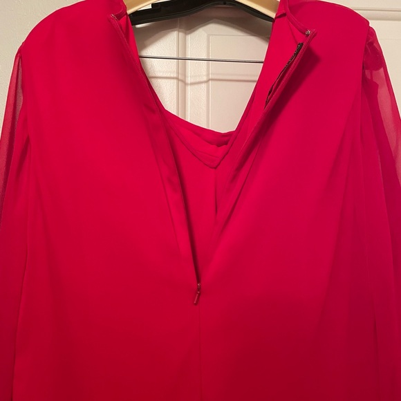 Mark Zunino Red 3-Piece Silk/Chiffon/Crepe Design Formal/Wedding/Holiday - Picture 7 of 7